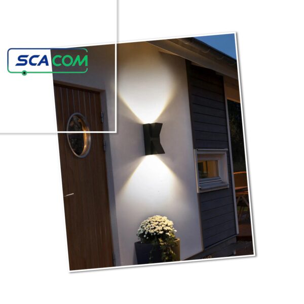 Applique murale led 2x1F
