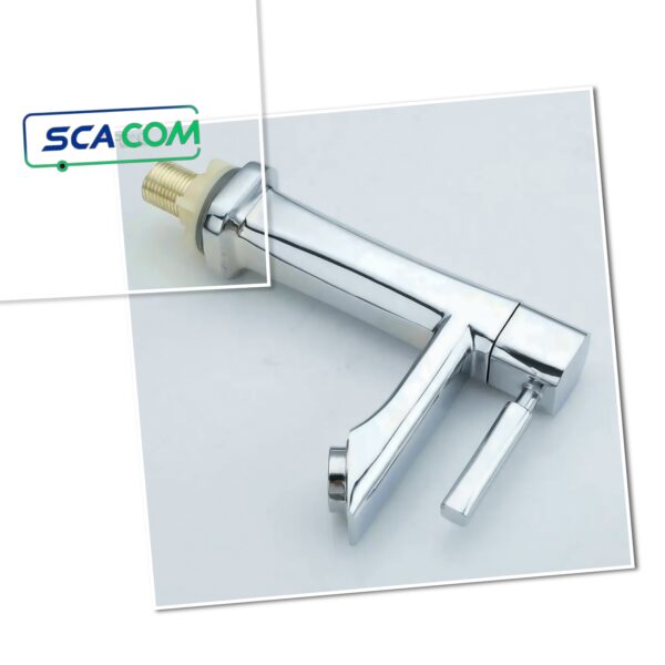 Robinet de lavabo en chrome