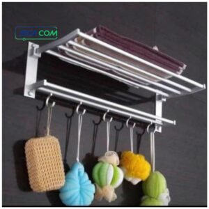 Porte-serviette étagère Alu