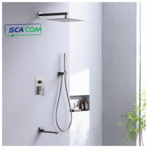Colonne de douche encastrable grise